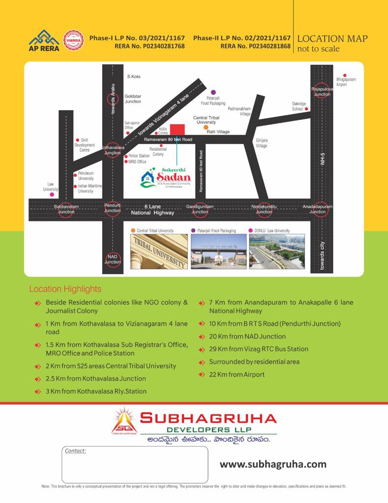 Subhagruha Open Plots Development Vizag